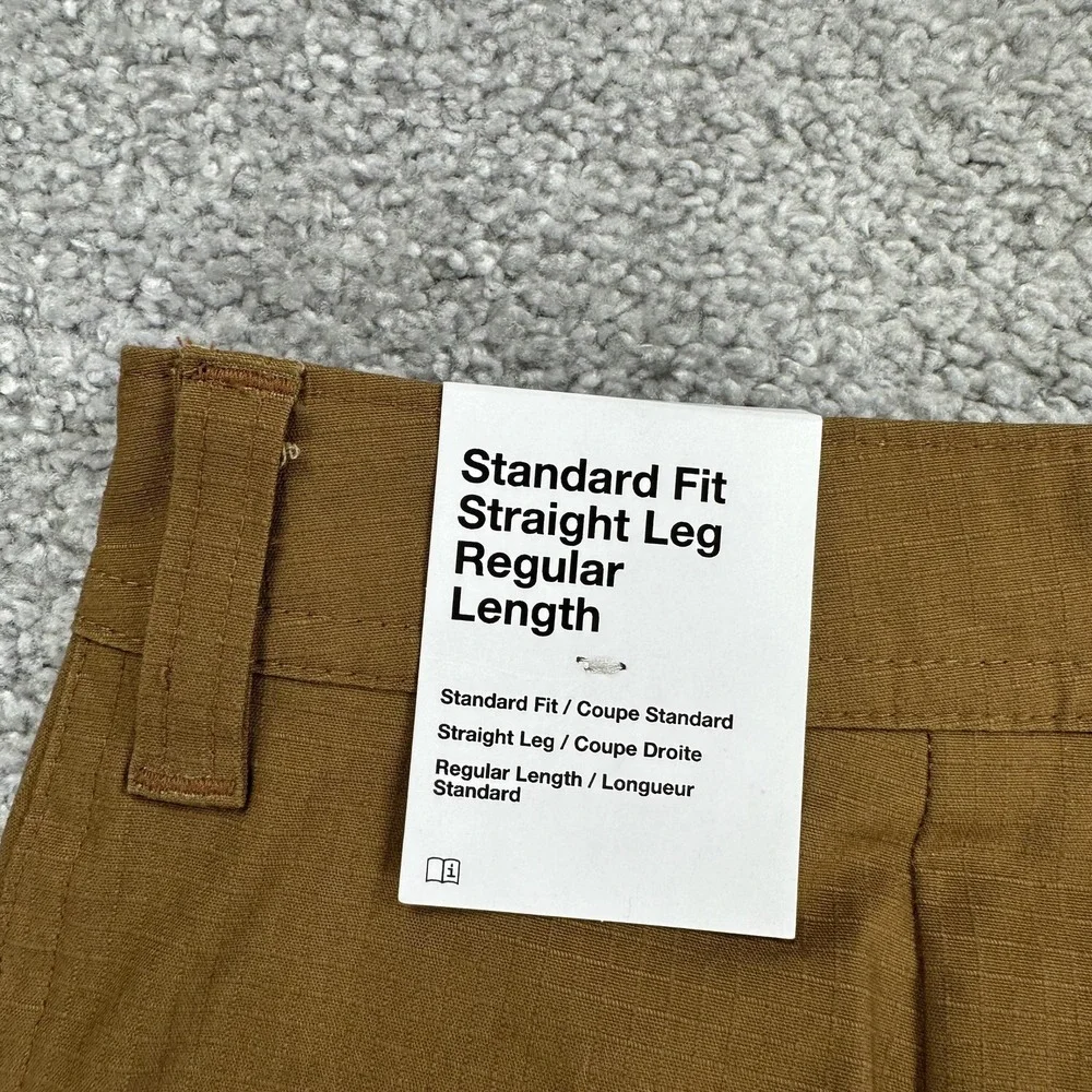 Nike Cargo Pants Mens 32x34 Brown Standard Fit Straight Leg Utility Pockets